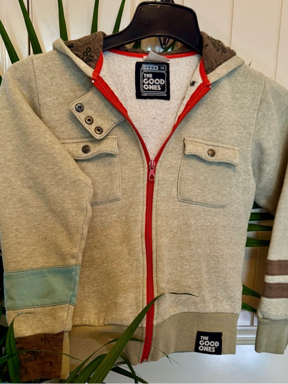 Youth Size 10 Hoodie Zip Up Good Ones Jacket